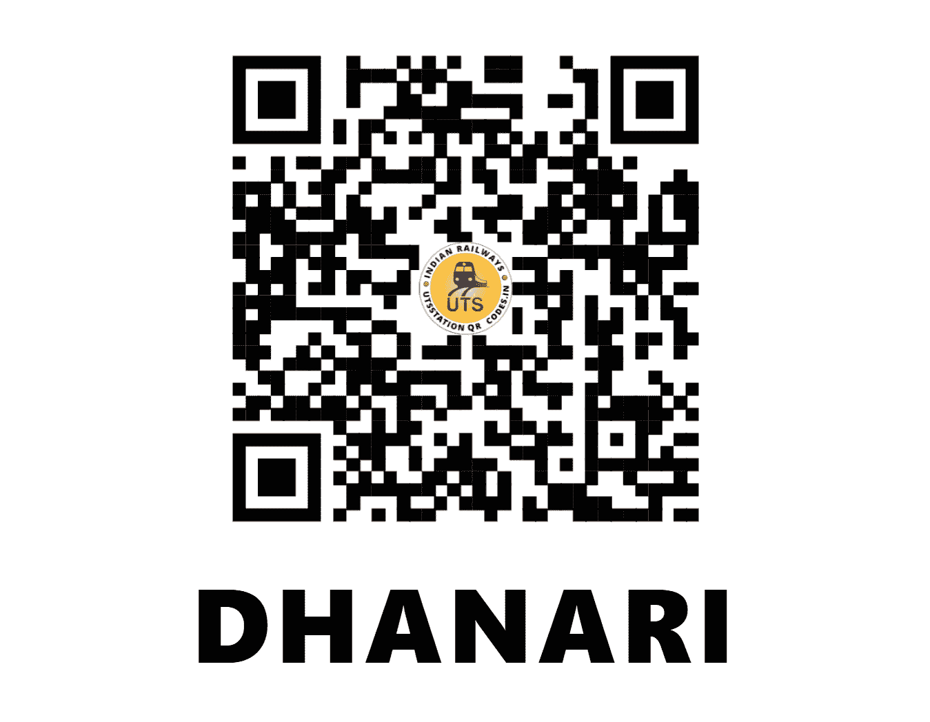UTS QR Code for DHANARI - DN - NR (UTTAR PRADESH)